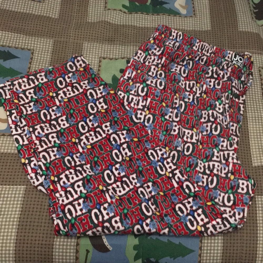 Joe Boxer Ho Ho Ho Christmas Pajama Sweat Pants